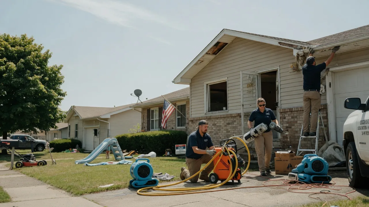 Water Damage Restoration in Columbia, IL near me